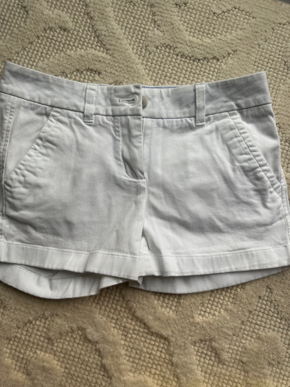Southern Tide Women's White  Shorts with Belt Loops